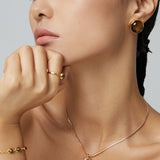 Tiger Eye Spiral Necklace