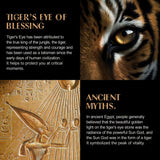 Eye of Courage tiger’s eye earring