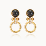 Eye of Courage tiger’s eye earring