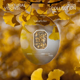 Ginkgo Amber Glow Studs