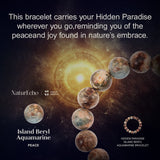 Hidden Paradise Island Beryl Aquamarine Bracelet
