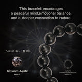 Nature Sakura Agate Bracelet