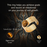 Tiger‘s Eye Wreath Ring
