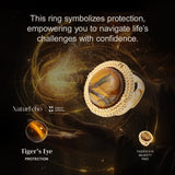 Tiger's Eye Majesty Ring