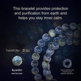 Triple Protection Kyanite Blue Energy Bracelet