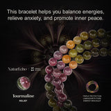 Triple Protection Tourmaline Healing Rainbow Bracelet