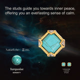Turquoise lagoon studs