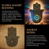 Blue Horizon Hamsa Protection Necklace