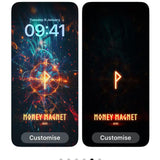 【Personal Customization】Rune Symbols Phone Wallpaper Set: Money Magnet